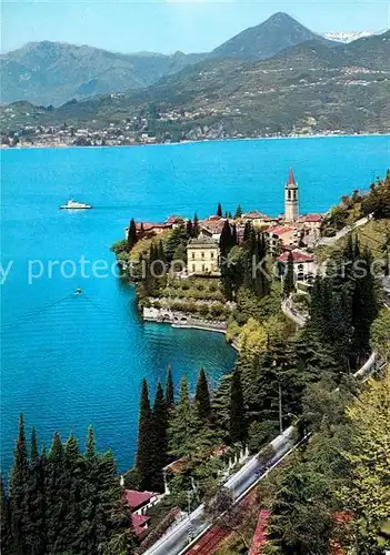 AK / Ansichtskarte Varenna Lago di Como Fliegeraufnahme