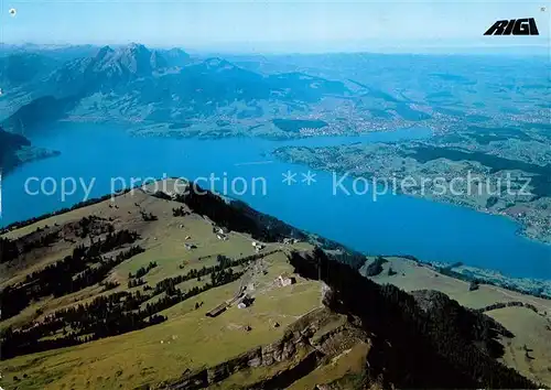 AK / Ansichtskarte Rigi Kulm Fliegeraufnahme Vierwaldstaettersee Pilatus Kat. Rigi Kulm