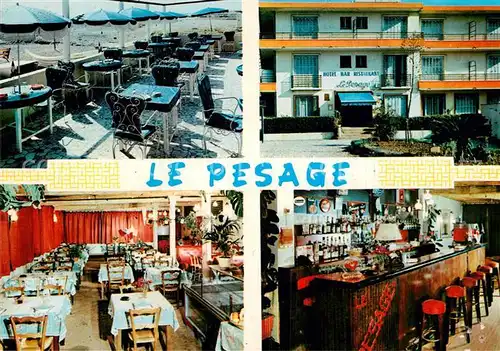 AK / Ansichtskarte Villeneuve Loubet Plage Mot Hotel Le Pesage