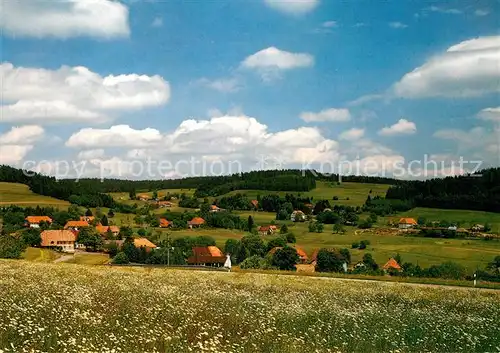 AK / Ansichtskarte Grossherrischwand Panorama Hotzenwald Kat. Herrischried