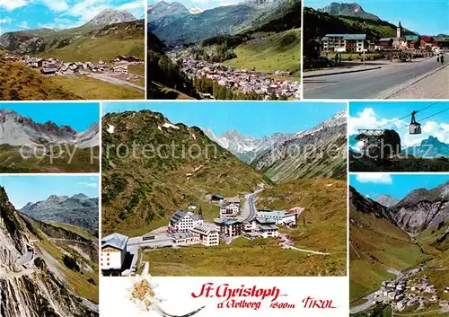 AK / Ansichtskarte St Christoph Arlberg Panoramen Kat. St. Anton am Arlberg