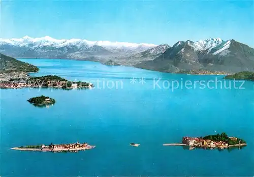 AK / Ansichtskarte Lago Maggiore Panorama Inseln Kat. Italien