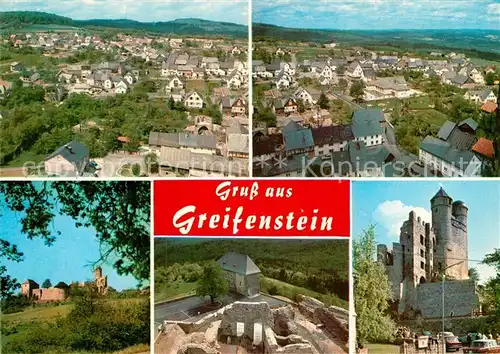 AK / Ansichtskarte Greifenstein Hessen Panorama Schloss Kat. Greifenstein