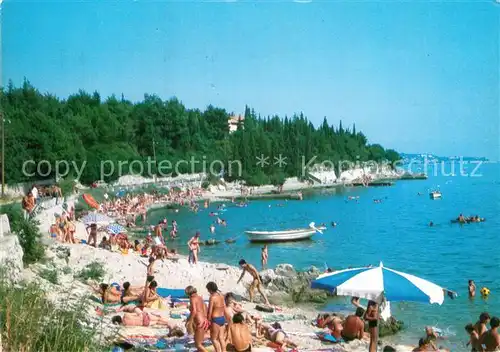 AK / Ansichtskarte Crikvenica Kroatien Strand Kat. Kroatien