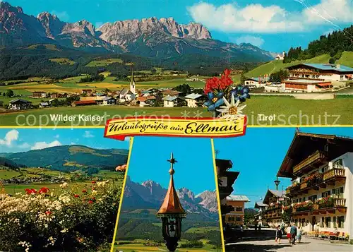 AK / Ansichtskarte Ellmau Tirol Wilder Kaiser Panorama Kat. Ellmau