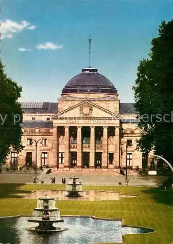 AK / Ansichtskarte Wiesbaden Kurhaus Kat. Wiesbaden