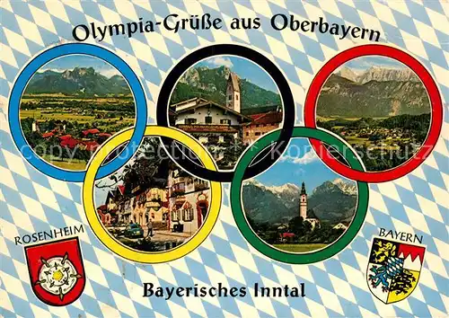 AK / Ansichtskarte Olympia Bayerisches Inntal  Kat. Sport