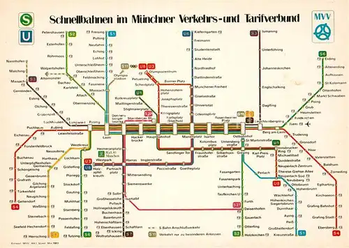 AK / Ansichtskarte U Bahn Subway Underground Metro Strassenbahn Liniennetzplan 
