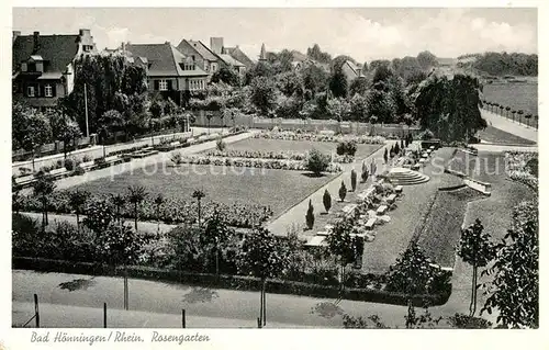 AK / Ansichtskarte Bad Hoenningen Rosengarten Kat. Bad Hoenningen