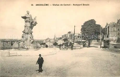 AK / Ansichtskarte Angouleme Statue de Carnot Monument Rempart Desaix Kat. Angouleme