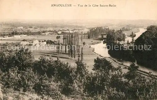 AK / Ansichtskarte Angouleme Vue de la Cote Sainte Barbe Kat. Angouleme