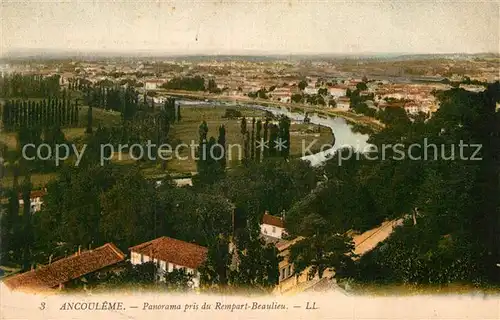 AK / Ansichtskarte Angouleme Panorama pris du Rempart Beaulieu Kat. Angouleme