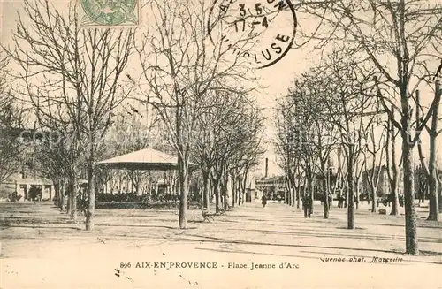 AK / Ansichtskarte Aix en Provence Place Jeanne d Arc Kat. Aix en Provence