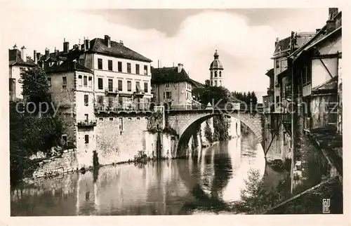 AK / Ansichtskarte Pont de Beauvoisin Le Pont Francois I et les bords du Gulers Kat. Le Pont de Beauvoisin