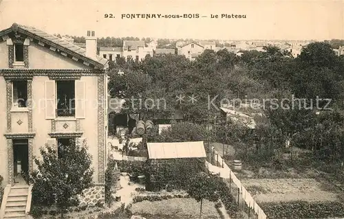 AK / Ansichtskarte Fontenay sous Bois Le Plateau Kat. Fontenay sous Bois