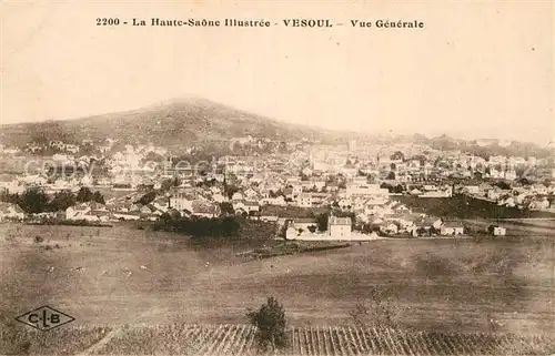 AK / Ansichtskarte Vesoul Haute Saone Vue generale Collection La Haute Saone illustree Kat. Vesoul