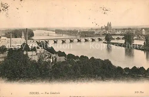 AK / Ansichtskarte Tours Indre et Loire Vue generale Kat. Tours