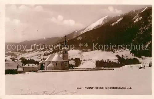 AK / Ansichtskarte Saint Pierre de Chartreuse Panorana en hiver