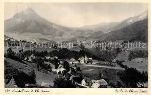AK / Ansichtskarte Saint Pierre de Chartreuse Panorama Pic de Chamechaude