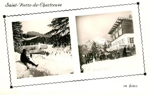 AK / Ansichtskarte Saint Pierre de Chartreuse Chalet Merlin Gerin en hiver