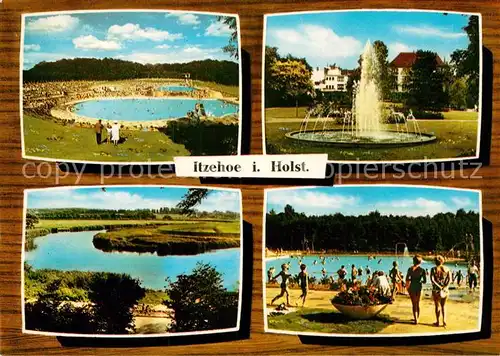 AK / Ansichtskarte Itzehoe Schwimmbad Brunnen Kat. Itzehoe