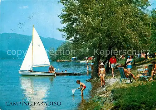 AK / Ansichtskarte Melano Camping Paradiso Lago di Lugano Kat. Melano