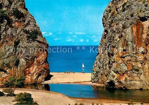 AK / Ansichtskarte Mallorca Desebocadura y playa del Torrente de Pareis Kat. Spanien