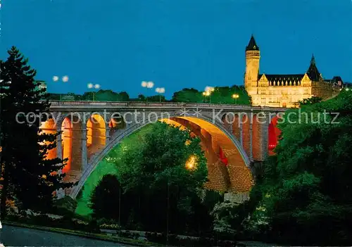 AK / Ansichtskarte Luxembourg Luxemburg Pont Adolphe et Caisse d Espargne Kat. Luxembourg