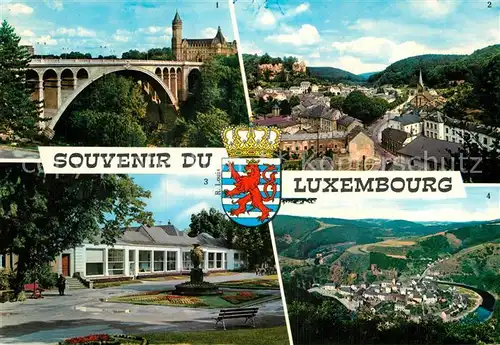 AK / Ansichtskarte Luxembourg Luxemburg Bruecke Panorama Schloss Kat. Luxembourg