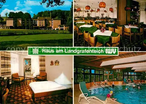 AK / Ansichtskarte Bad Salzhausen Haus am Landgrafenteich Kat. Nidda