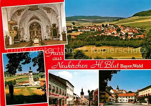 AK / Ansichtskarte Neukirchen Heilig Blut Kirche Panoramen Kat. Neukirchen b.Hl.Blut