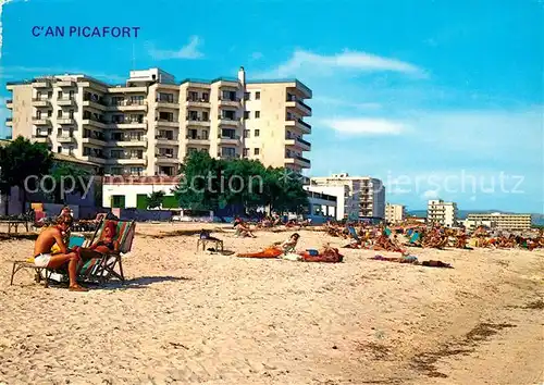 AK / Ansichtskarte Can Picafort Mallorca Hotelanlagen Strand Kat. Spanien