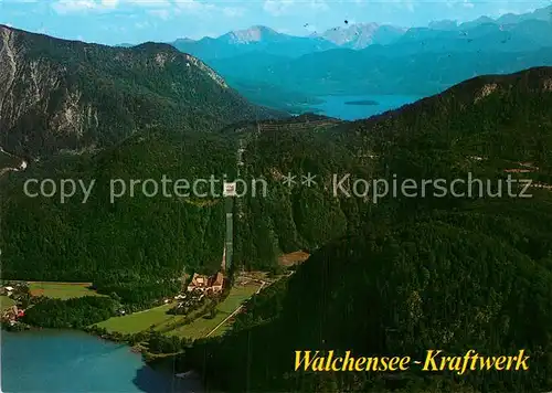 AK / Ansichtskarte Walchensee Kraftwerk Panorama Kat. Kochel a.See