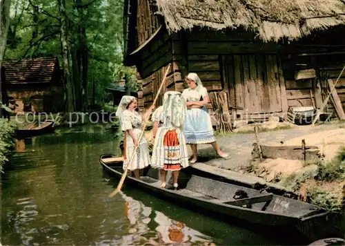 AK / Ansichtskarte Trachten Spreewald Blota  Kat. Trachten