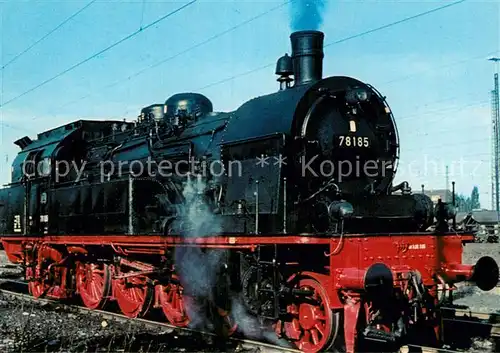 AK / Ansichtskarte Lokomotive Personenzug Tenderlokomotive 78185  Kat. Eisenbahn