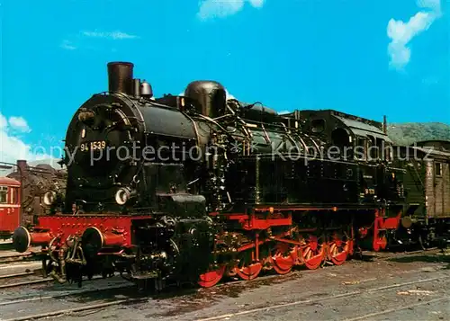 AK / Ansichtskarte Lokomotive Gueterzug Tenderlokomotive 941539 Deutsche Bundesbahn  Kat. Eisenbahn
