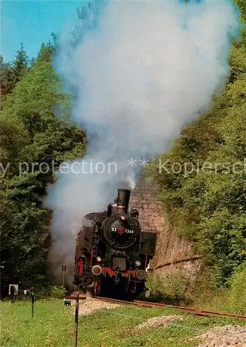 AK / Ansichtskarte Lokomotive Eurovapor Sonderzug Wutachtalbahn Grimmelshofener Tunnel  Kat. Eisenbahn