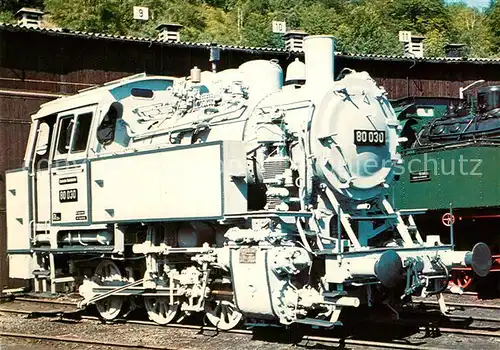 AK / Ansichtskarte Lokomotive Gueterzug Tenderlokomotive 80030 Deutsche Reichsbahn  Kat. Eisenbahn