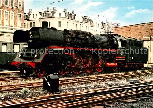 AK / Ansichtskarte Lokomotive Schnellzug Lokomotive 19015 Deutsche Reichsbahn  Kat. Eisenbahn