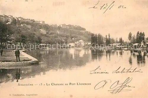 AK / Ansichtskarte Angouleme La Charente au Port Lhoumeau Kat. Angouleme