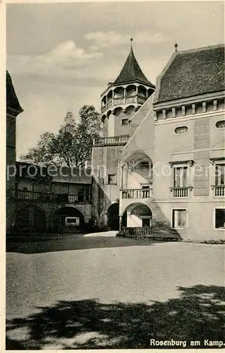 AK / Ansichtskarte Rosenburg Kamp Schloss Kat. Rosenburg Mold