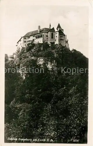 AK / Ansichtskarte Rosenburg Kamp Schloss Kat. Rosenburg Mold