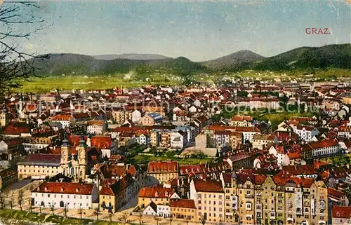 AK / Ansichtskarte Graz Steiermark Stadtpanorama Kat. Graz