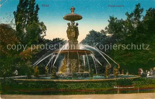 AK / Ansichtskarte Graz Steiermark Parkbrunnen Kat. Graz