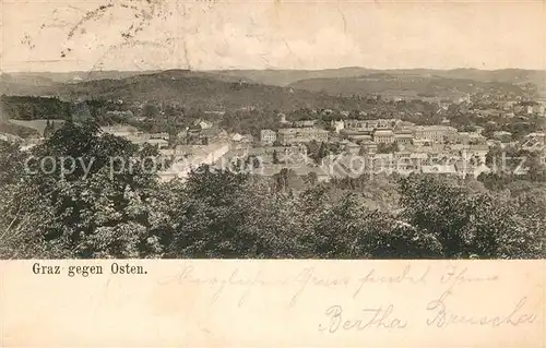 AK / Ansichtskarte Graz Steiermark Panorama Blick gegen Osten Kat. Graz