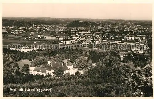 AK / Ansichtskarte Graz Steiermark Stadtpanorama mit Schloss Eggenberg Kat. Graz