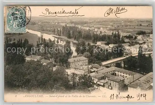 AK / Ansichtskarte Angouleme Saint Cybard et la Vallee de la Charente Kat. Angouleme