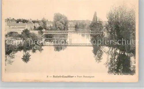 AK / Ansichtskarte Saint Gaultier Pont Bonargent Kat. Saint Gaultier