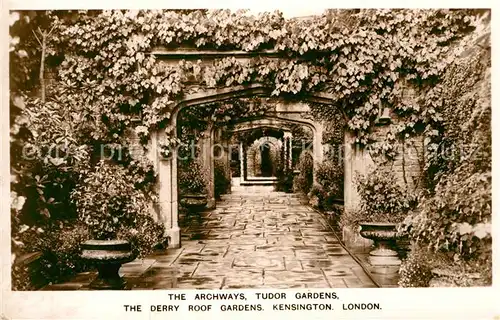 AK / Ansichtskarte Kensington & Chelsea Archways Todor Gardens Derry Roof Gardens Kat. Kensington and Chelsea