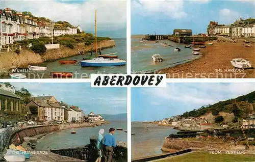 AK / Ansichtskarte Aberdovey Penhelig Harbour Promenade Kat. Gwynedd